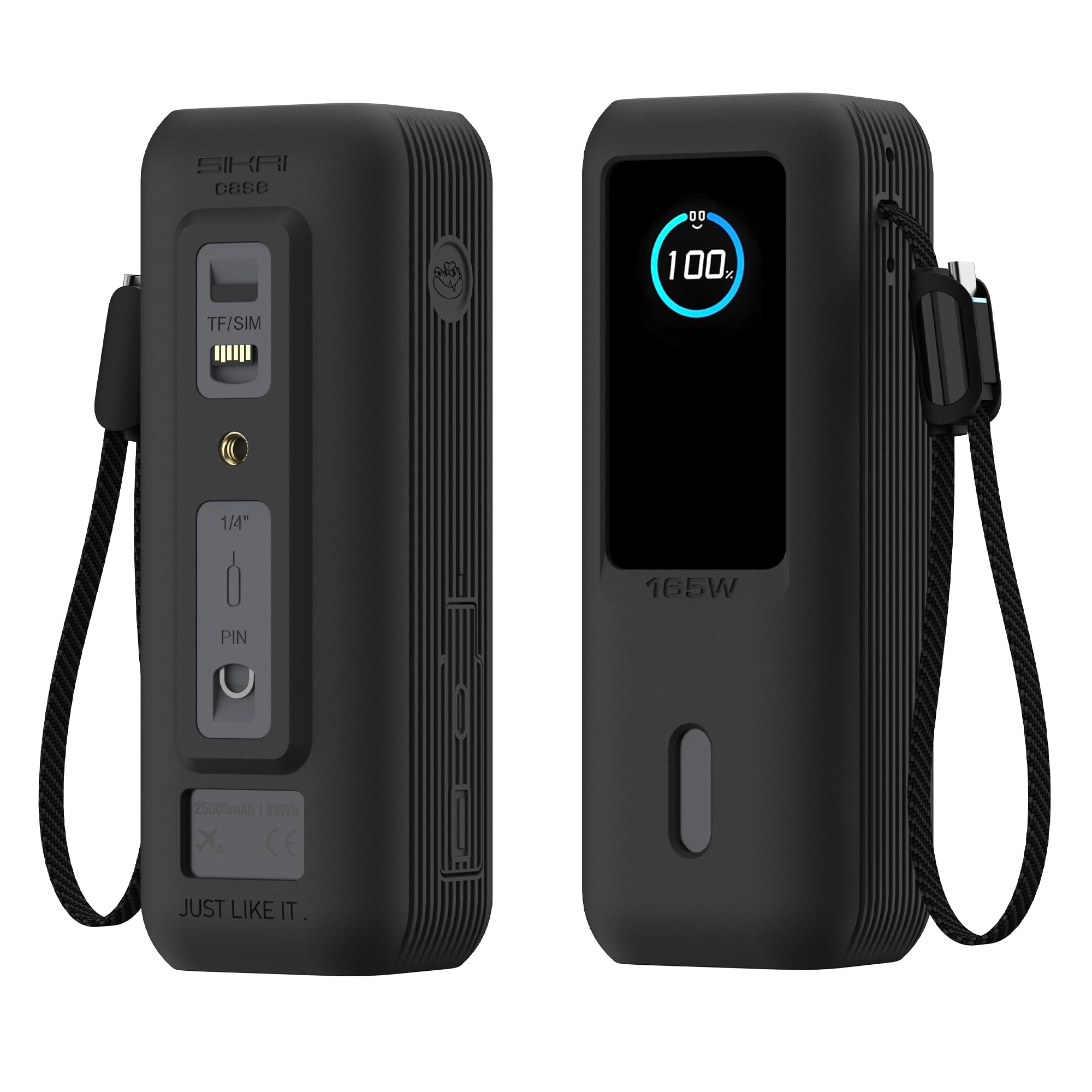 Anker Power Bank 25000mAh, 165W ケース付 Silicone Case for Anker Laptop Power Bank 165W (25000mAh) with 1/4